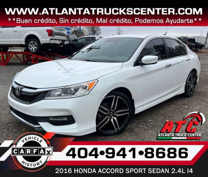 2016 Honda Accord for sale at ATLANTA TRUCK CENTER LLC in Doraville GA