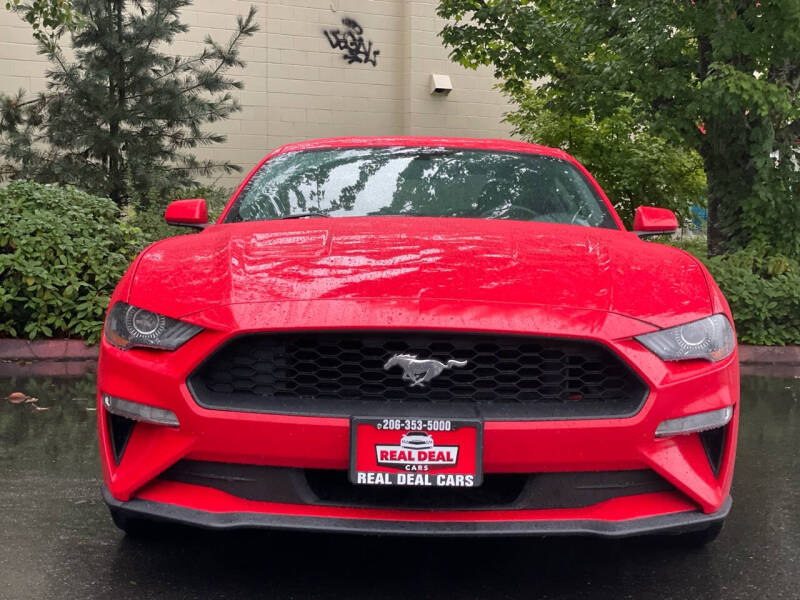 Used 2018 Ford Mustang EcoBoost with VIN 1FA6P8TH7J5161154 for sale in Everett, WA