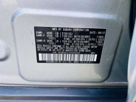 2017 Subaru Outback 2.5i Premium