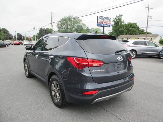 2015 Hyundai SANTA FE Sport for sale at FINAL DRIVE AUTO SALES INC in Shippensburg, PA