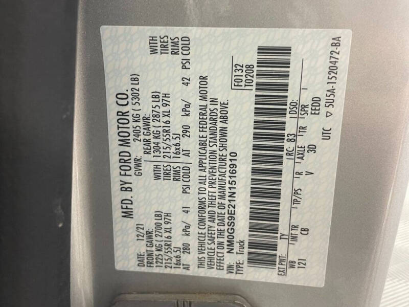 2022 Ford Transit Connect XL