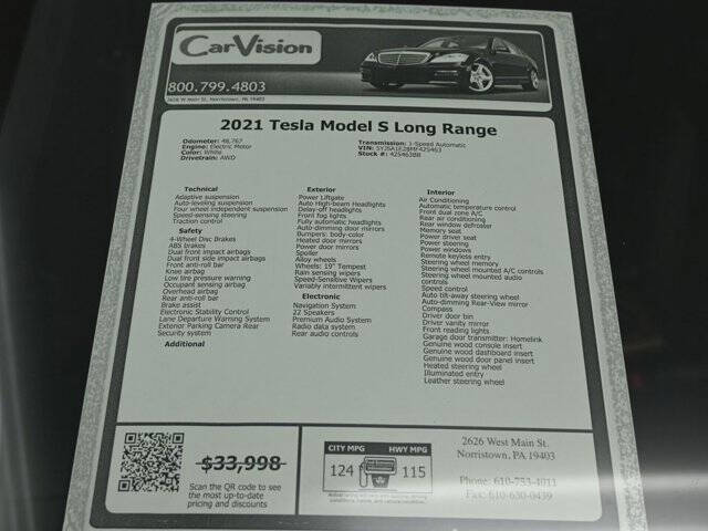 2021 Tesla Model S Long Range Plus