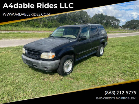 2000 Ford Explorer for sale at A4dable Rides LLC in Haines City FL
