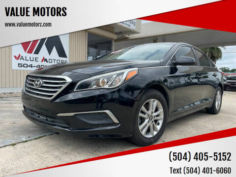 2017 Hyundai Sonata for sale at VALUE MOTORS in Kenner LA