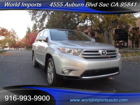 2011 Toyota Highlander for sale at World Imports in Sacramento CA