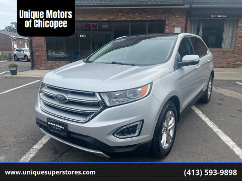 2015 Ford Edge for sale at Unique Motors of Chicopee in Chicopee MA