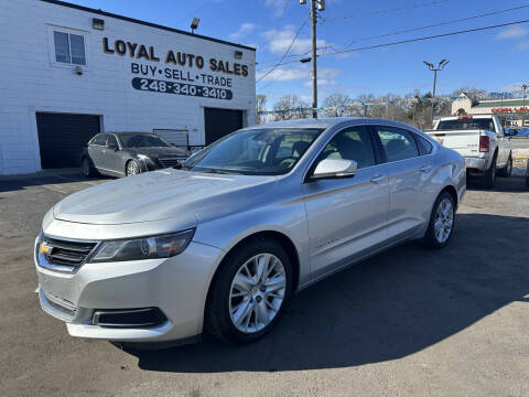 2015 Chevrolet Impala for sale at Loyal Auto Sales in Pontiac MI