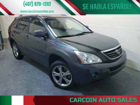 2007 Lexus RX 400h for sale at Carcoin Auto Sales in Orlando FL