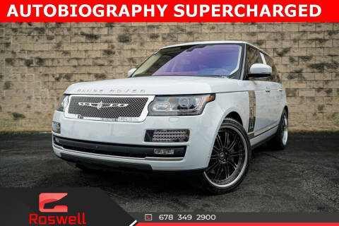 2016 Land Rover Range Rover for sale at Gravity Autos Roswell in Roswell GA