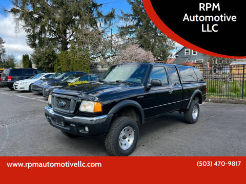2005 Ford Ranger for sale at RPM Automotive LLC in Portland OR