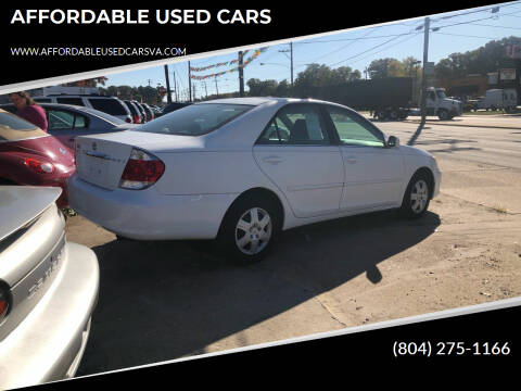 2005 Toyota Camry for sale at AFFORDABLE USED CARS in North Chesterfield VA