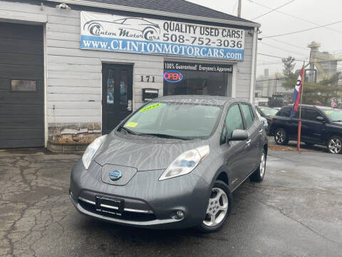 2014 Nissan LEAF for sale at Clinton MotorCars in Shrewsbury MA