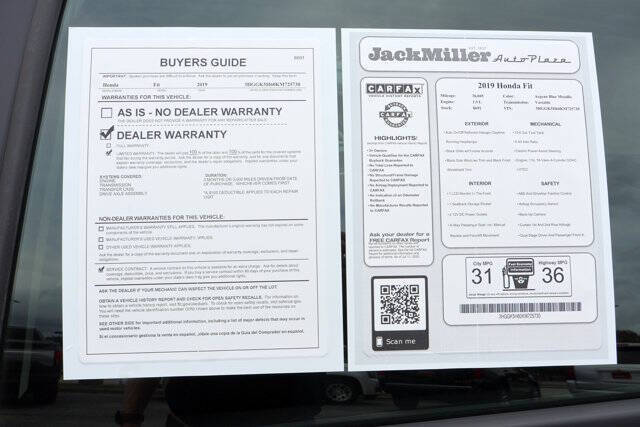 2019 Honda Fit Sport