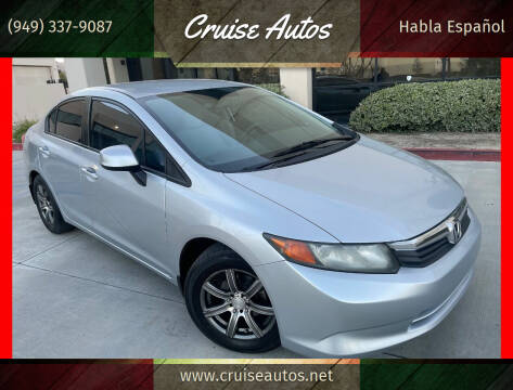 2012 Honda Civic for sale at Cruise Autos in Corona CA