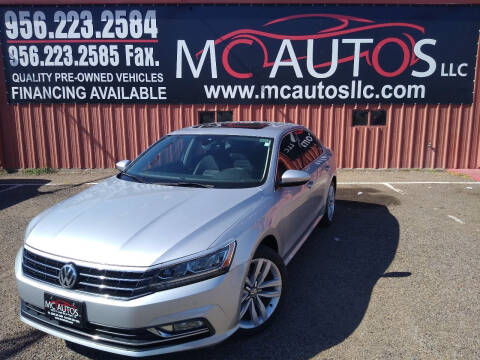 2017 Volkswagen Passat for sale at MC Autos LLC in Pharr TX