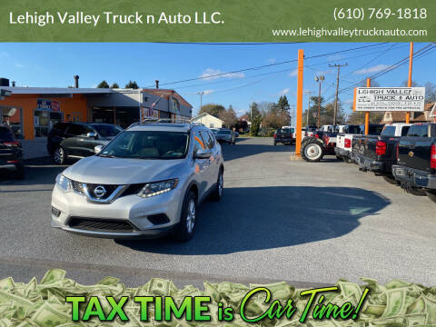 2016 Nissan Rogue for sale at Lehigh Valley Truck n Auto LLC. in Schnecksville PA