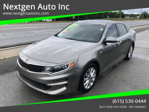 2017 Kia Optima for sale at Nextgen Auto Inc in Smithville TN