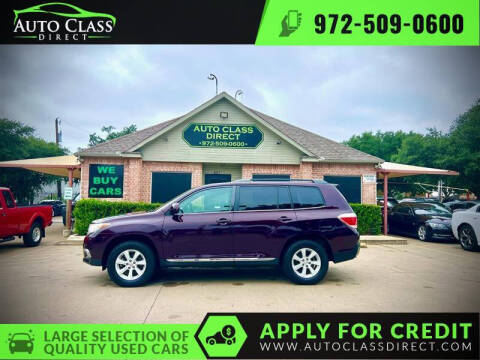 2011 Toyota Highlander for sale at Auto Class Direct in Plano TX