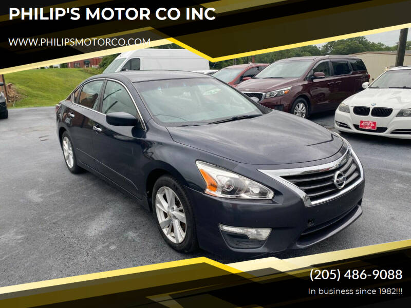 2014 Nissan Altima for sale at PHILIP'S MOTOR CO INC in Haleyville AL