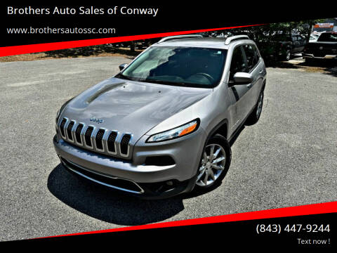 2018 Jeep Cherokee for sale at Brothers Auto Sales of Conway in Conway SC