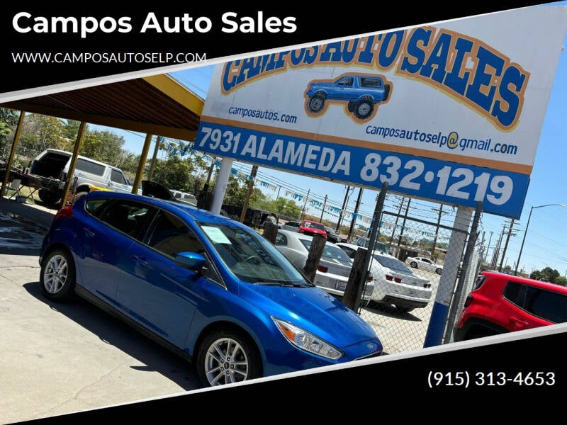 2018 Ford Focus for sale at Campos Auto Sales in El Paso TX