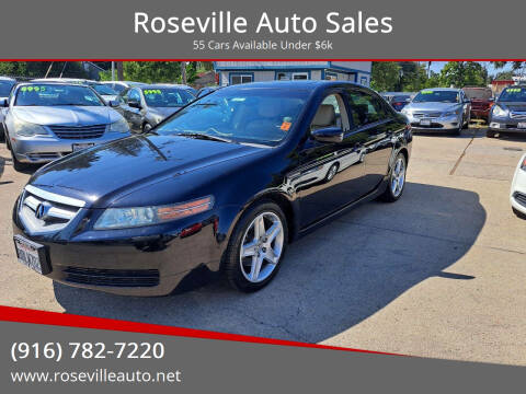 2006 Acura TL for sale at Roseville Auto Sales in Roseville CA