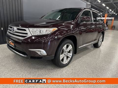 2011 Toyota Highlander for sale at Becks Auto Group in Mason OH