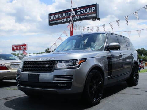 2013 Land Rover Range Rover for sale at Divan Auto Group in Feasterville Trevose PA