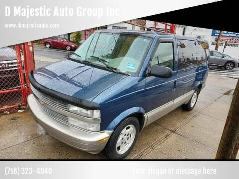 2005 Chevrolet Astro for sale at D Majestic Auto Group Inc in Ozone Park NY