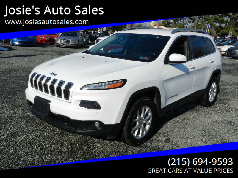 2016 Jeep Cherokee for sale at Josie's Auto Sales in Gilbertsville PA