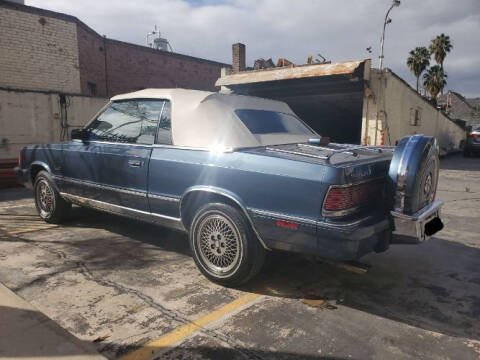 1986 Chrysler Le Baron