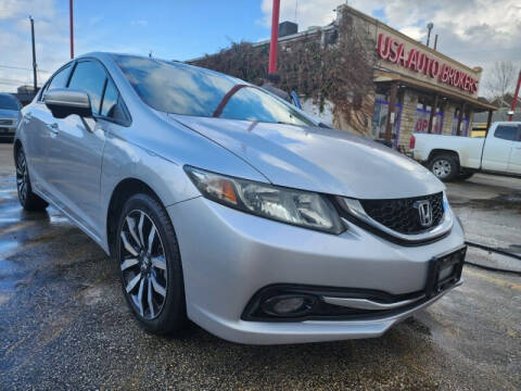 2015 Honda Civic for sale at USA Auto Brokers in Houston TX