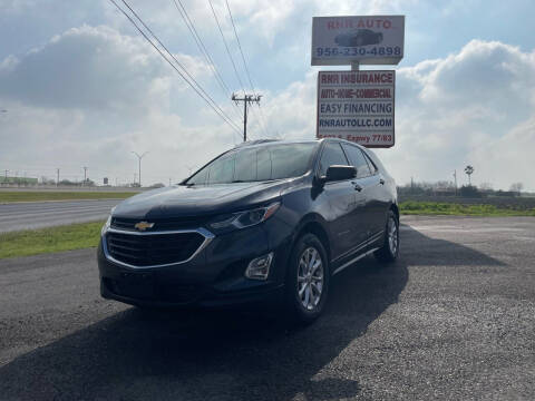 2018 Chevrolet Equinox for sale at RNR AUTO in Harlingen TX