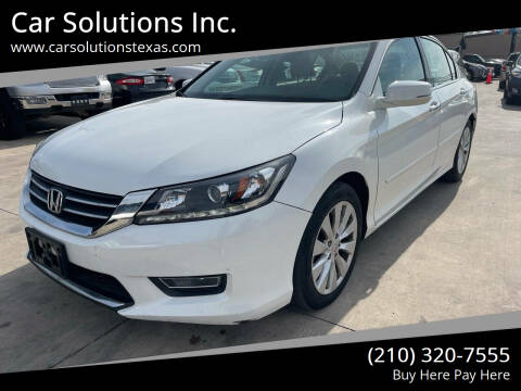 2013 Honda Accord for sale at Car Solutions Inc. in San Antonio TX
