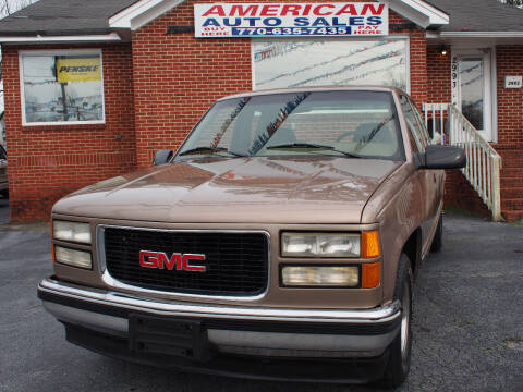 1995 GMC Sierra 1500 for sale at AMERICAN AUTO SALES LLC in Austell GA