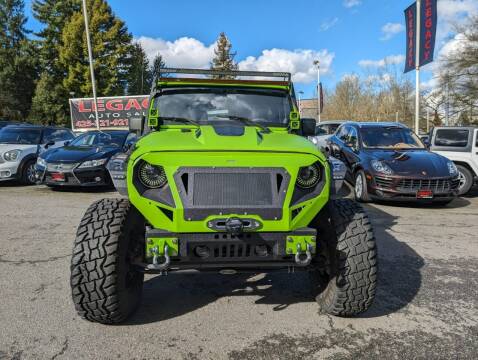 2014 Jeep Wrangler for sale at Legacy Auto Sales LLC in Seattle WA