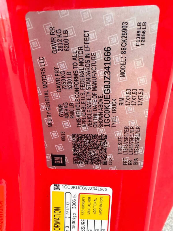 2018 Chevrolet Silverado 2500HD Work Truck