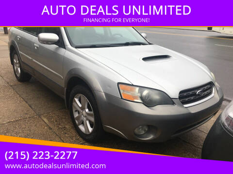 2005 Subaru Outback for sale at AUTO DEALS UNLIMITED in Philadelphia PA