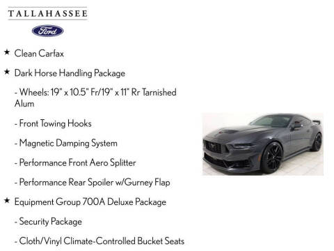 2024 Ford Mustang Dark Horse