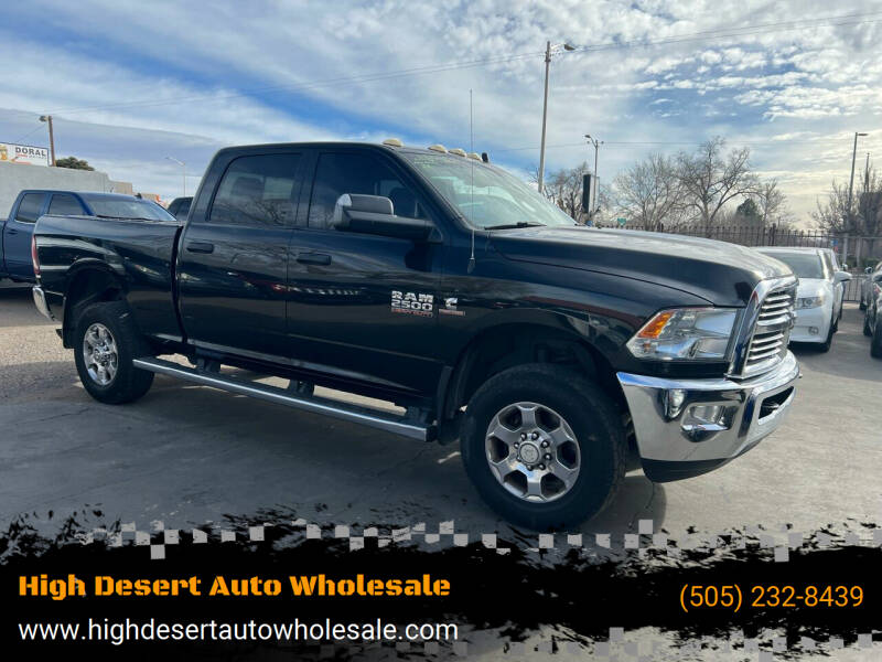 2016 RAM 2500 for sale at High Desert Auto Wholesale in Albuquerque NM