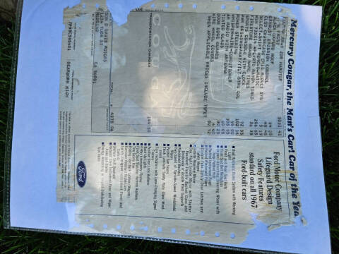 1967 Mercury Cougar XR7