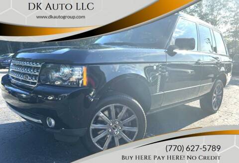 2012 Land Rover Range Rover for sale at DK Auto LLC in Stone Mountain GA