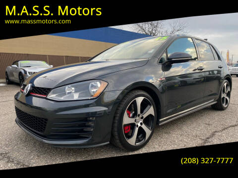 2015 Volkswagen Golf GTI for sale at M.A.S.S. Motors in Boise ID