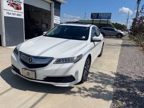 2016 Acura TLX for sale at NATIONAL CAR AND TRUCK SALES LLC - National Car and Truck Sales in Norwood NC