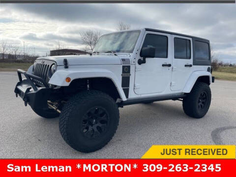 2016 Jeep Wrangler Unlimited for sale at Sam Leman CDJRF Morton in Morton IL