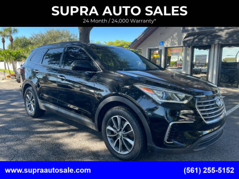 2017 Hyundai Santa Fe for sale at SUPRA AUTO SALES in Riviera Beach FL