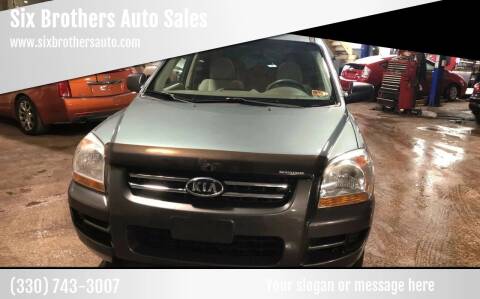 2008 Kia Sportage for sale at Six Brothers Mega Lot in Youngstown OH