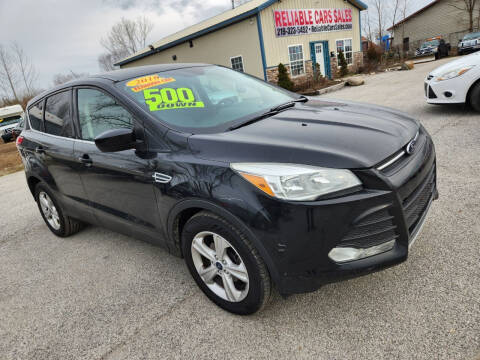2016 Ford Escape for sale at Reliable Cars Sales Inc. in Michigan City IN