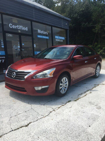 2014 Nissan Altima for sale at Georgia Certified Motors in Stockbridge GA