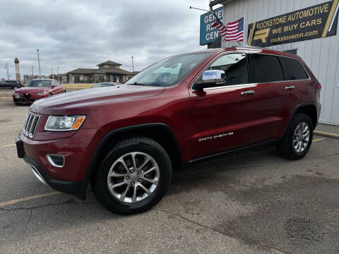 2014 Jeep Grand Cherokee for sale at Rockstone Automotive Inc in Monticello MN